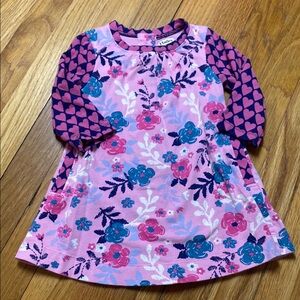 Hatley Floral Pink and Purple Heart Dress